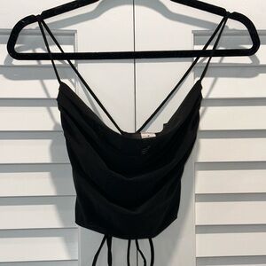 Garage Sheer Crossed Tank Top